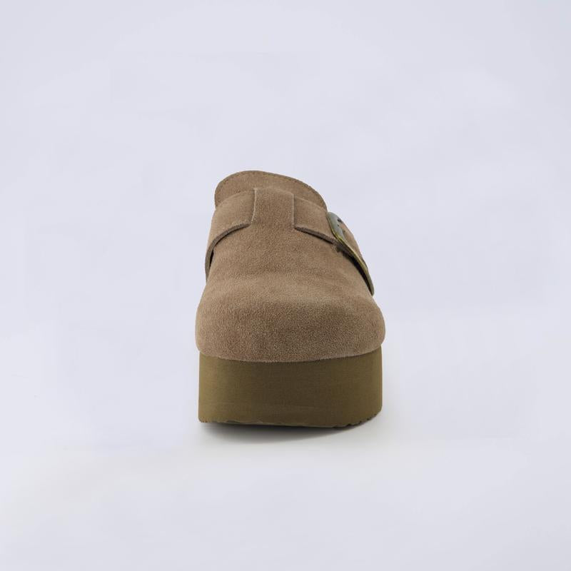 Cushionaire Women'S Granola 2 Suede Platform Clogs