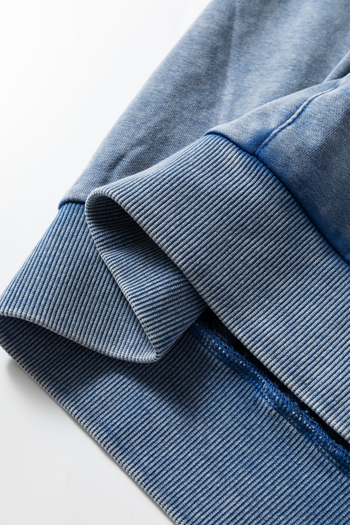 Half Zip Pocketed Mineral Wash Hoodie