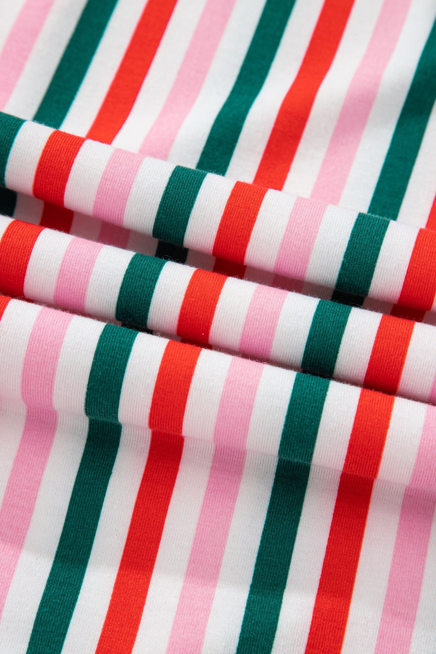 Christmas Striped Long Sleeve Shirt Style Lounge Dress