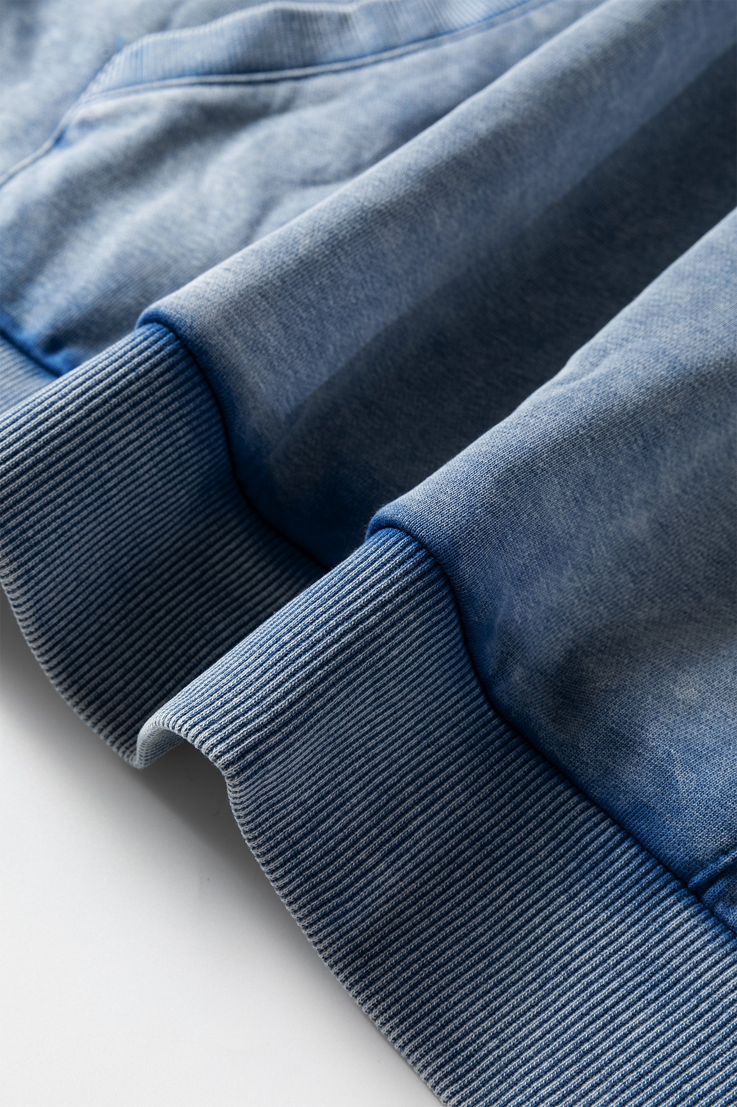 Half Zip Pocketed Mineral Wash Hoodie