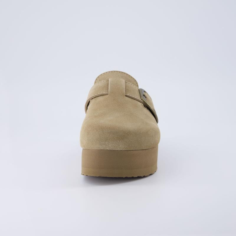 Cushionaire Women'S Granola 2 Suede Platform Clogs
