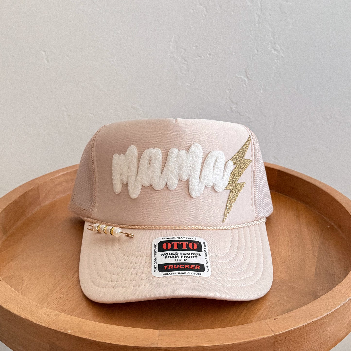 Mama On Duty Patch Trucker Hat