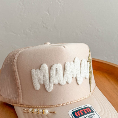 Mama On Duty Patch Trucker Hat