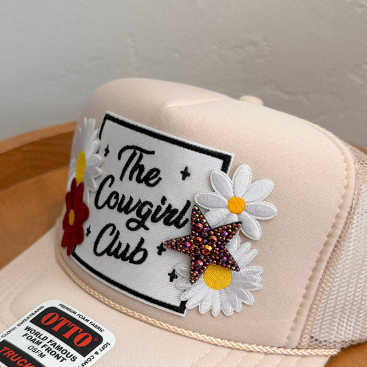 The Cowgirl Club Patch Trucker Hat