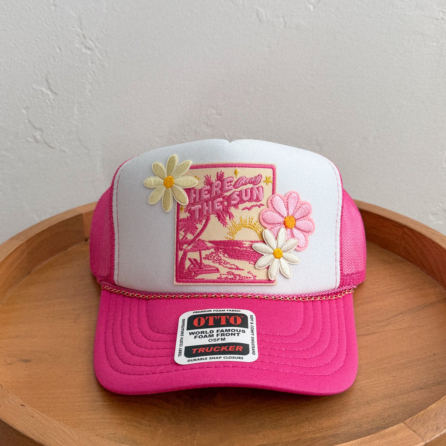 Here Comes The Sun Patch Trucker Hat
