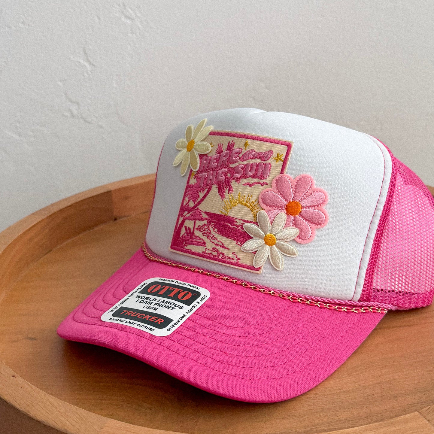 Here Comes The Sun Patch Trucker Hat