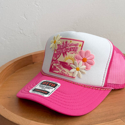 Here Comes The Sun Patch Trucker Hat