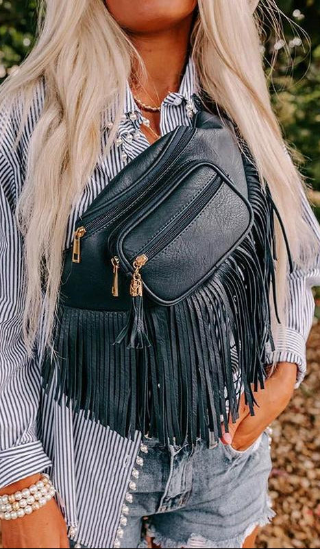 Cowgirl Fringe Tassel Bum Bag