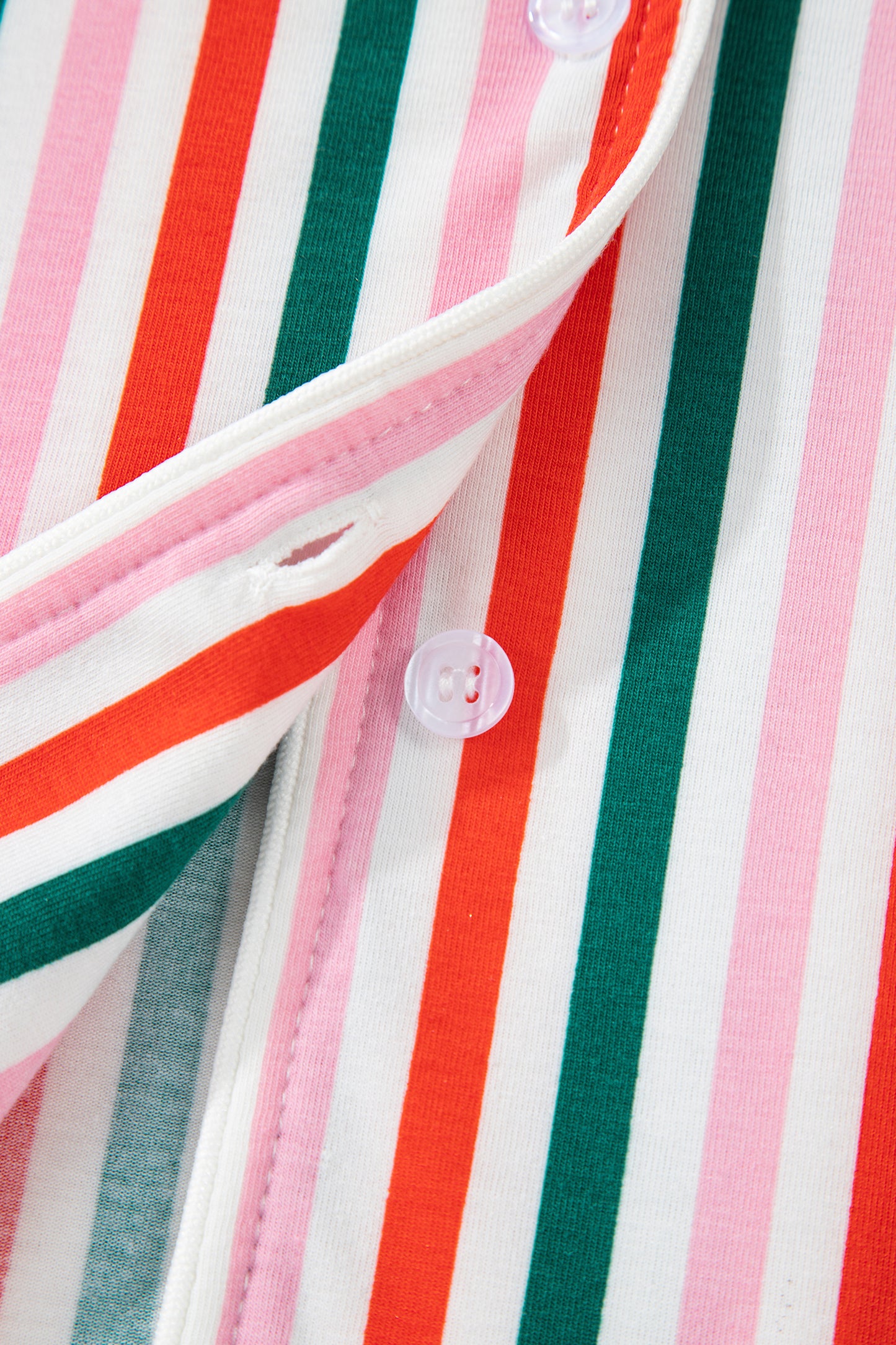 Christmas Striped Long Sleeve Shirt Style Lounge Dress