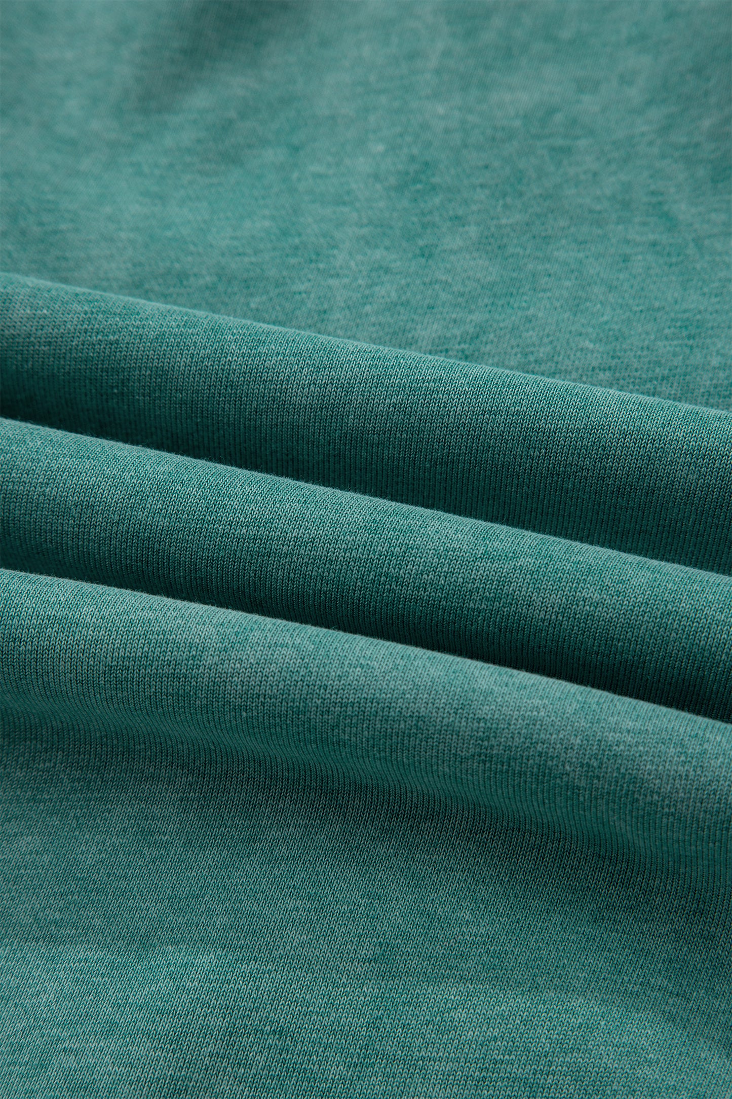 Half Zip Pocketed Mineral Wash Hoodie