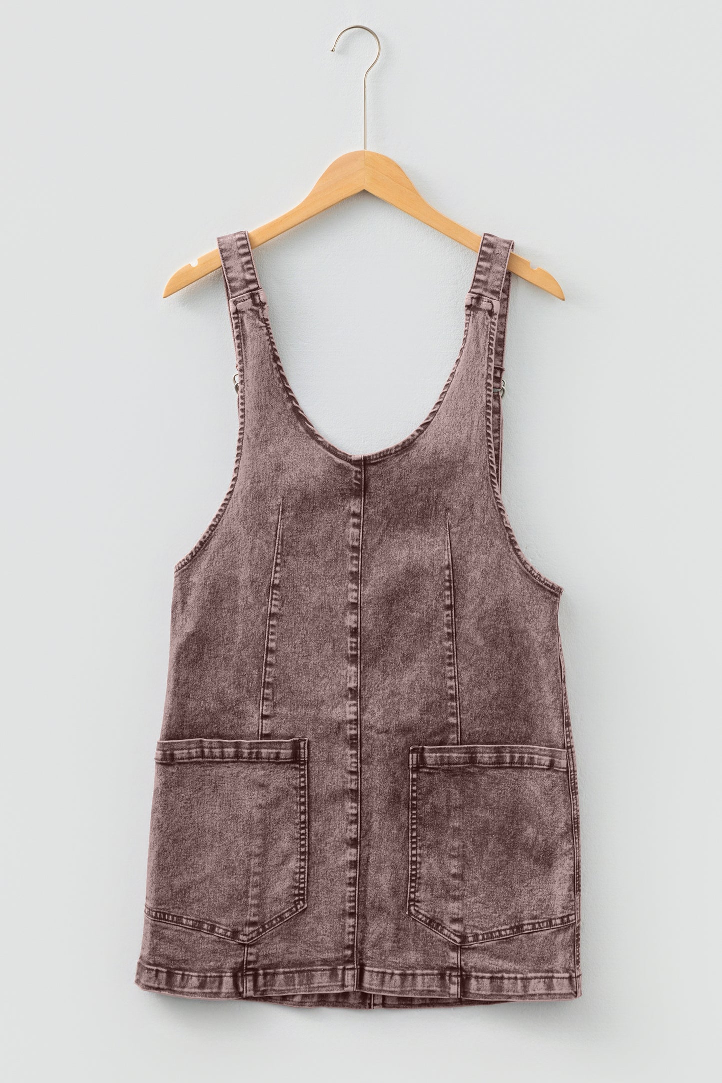 Goat Vintage Denim Suspender Mini Dress